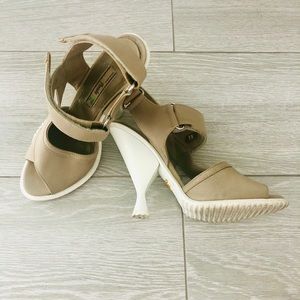 Authentic Prada Velcro strap sandal